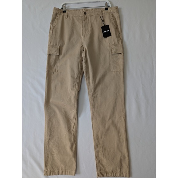 The Hundreds Other - The Hundreds‎ Cargo Pants Mens 36x32 Straight Khaki Cotton Travel Outdoors New